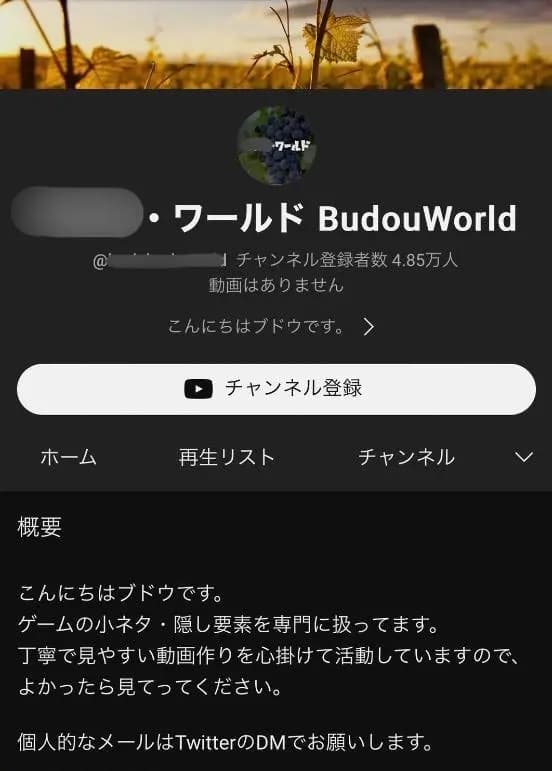 【登録者4.9万人】ゲーム実況系 / 高収益チャンネル / YouTube
