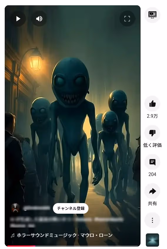 【登録者8,923人】AI生成ホラー・ミステリー系YouTube【完全非属人化スキーム】
